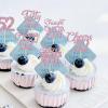 24pcs Happy 52nd Cupcake Toppers Pink Glitter Straight Outta 1974 Cupcake Picks Legend Since 1974 Theme Cheers to 52 Years Birthday Anniversary Party Decoration Supplies view 2