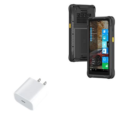 BoxWave Charger Compatible with Kcosit K73H (6.5 in) - PD GAN miniCube (30W), 30W Tiny PD GAN Type-C Wall Charger - Winter White