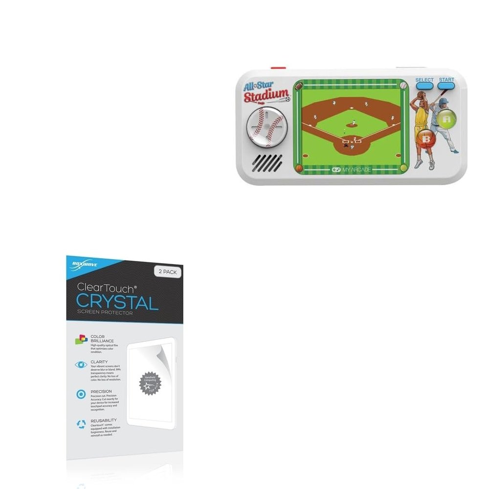 BoxWave Screen Protector Compatible with My Arcade DGUNL-4129 - ClearTouch Crystal (2-Pack), HD Film Skin - Shields from Scratches