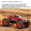 1/8 & 1/10 RC Short Course Truck Tires and Wheels Set 113mm Rubber Tyres 12mm 14mm 17mm Hex Compatible with Traxxas Slash Arrma Senton Tamiya TT02 On Road RC Car 4PCS view 4