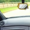 ANDRESLAD Car Mirror Rear Facing Visor Clip-On Safety Mirror for Rear Facing Seats Shatterproof Convex Glass Suitable for Car Interior Travel view 4