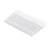 Zerodis 50Pcs Bubble Wand Transparent Design Lightweight Bubble Sticks for Weddings Party Celebrations view 4