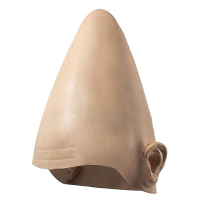 Brrnoo Alien Latex Cosplay Headgear Egg Conical Head Cover Helmet Halloween Christmas Carnival Props Festival Party Equipments