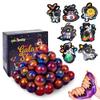 4E's Novelty Valentines Cards with Slimes for Kids (28 Pack) - Galaxy Slime Valentine, Astronaut Cards, Valentines Day Cards with Slimes Classroom Exchange, Slime Valentine Card Party Favors view 1