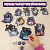 4E's Novelty Valentines Cards with Slimes for Kids (28 Pack) - Galaxy Slime Valentine, Astronaut Cards, Valentines Day Cards with Slimes Classroom Exchange, Slime Valentine Card Party Favors view 3