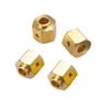 6MM 8MM 9MM 10MM 11MM 12MM Heavy Brass Wheel Hex Extension Adapter for RC Crawler Vehicles Compatible with Various 12MM Hex Wheel Models(11MM) view 3