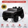 2-Seater Kids Ride On Car 24V, Licensed Chevrolet Silverado Electric Truck w/Parent Remote, Spring Suspension & Wireless Music, Outdoor Toy Vehicle for Ages 3-8 view 2