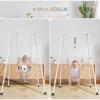 2 in 1 Baby Jumper with Toddler Swing, Baby Jumpers and Bouncers,Indoor Outdoor Toddler Swing Set, Cotton view 2