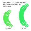 Racetrack Connectors Compatible with Hot Wheels, 90 Degree Banked Turn, 10 Packs, Upgrade Edition (Green) view 2