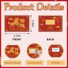 Habbiful 30 PCS Chinese New Year 2026 Scratch Off Fortune Cards Lunar New Years Games for Year of The Horse 2026 Celebration Party Decorations (A) view 2