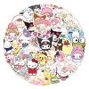 100PCS Cute Cartoon Stickers for Kids Teens Adults Hello Kawaii Kitty Sticker for Water Bottles Laptop Journaling Phone, Asverbet Waterproof Vinyl Decals Teacher Reward Stickers view 3