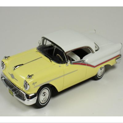1957 Starfire Coronado Yellow and Alcan White Limited Edition to 200 Pieces Worldwide 1/43 Model Car by Goldvarg Collection GC-092A