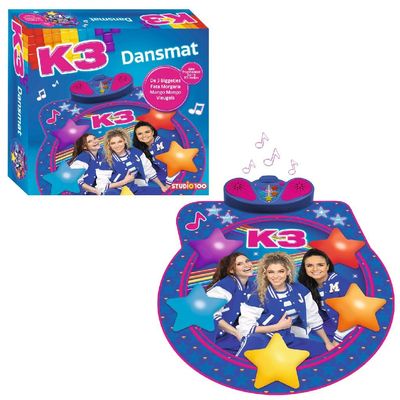 Studio 100 K3 interactive dance mat with music and light - Sports