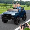2-Seater Kids Ride On Car 24V, Licensed Chevrolet Silverado Electric Truck w/Parent Remote, Spring Suspension & Wireless Music, Outdoor Toy Vehicle for Ages 3-8 view 1