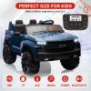 2-Seater Kids Ride On Car 24V, Licensed Chevrolet Silverado Electric Truck w/Parent Remote, Spring Suspension & Wireless Music, Outdoor Toy Vehicle for Ages 3-8 view 3