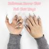 20 Pack Silver Claw Rings Adjustable Gothic Metal Nail Tips for Halloween Cosplay Punk Rock Party Costume Accessories view 4