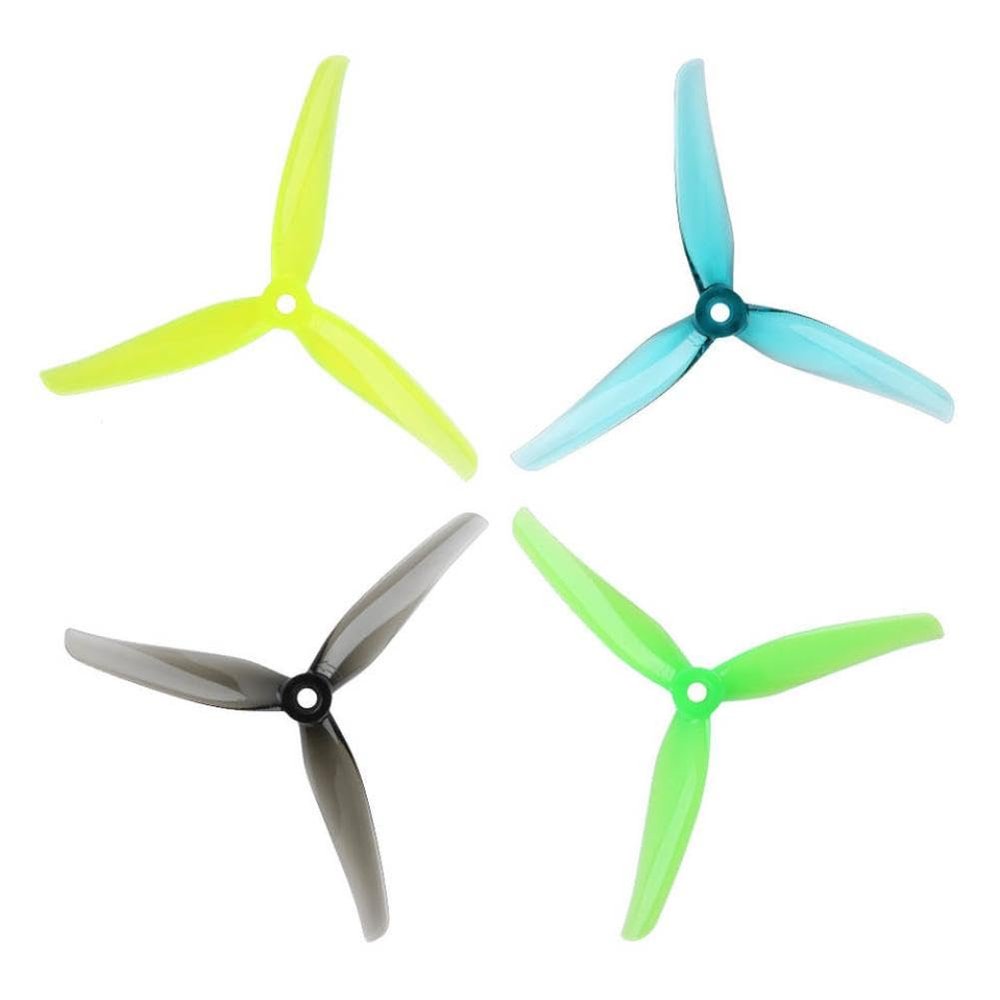 2 Or 4 Pair Nazgul F5 5 Inch 3 Propeller With 5 Mm Mounting Hole Compatible With FPV Drone(yellow-2pair)