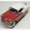 1957 Starfire Royal Glow Red and Alcan White Limited Edition to 200 Pieces Worldwide 1/43 Model Car by Goldvarg Collection GC-092B view 1