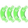 ARSUNOVO Racetrack Connectors Compatible with Hot Wheels, 90 Degree Banked Turn, 4 Packs(Green) view 1