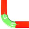 ARSUNOVO Racetrack Connectors Compatible with Hot Wheels, 90 Degree Banked Turn, 4 Packs(Green) view 3