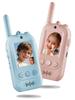 Voice Changer Upgraded Kids Video Walkie Talkies with Real-Time Two-Way Video, No WiFi or App Required, 1600FT Long Range, Rechargeable Video Intercom Toy for Boys & Girls Ages 312 (Blue & Pink) view 1