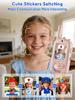 Voice Changer Upgraded Kids Video Walkie Talkies with Real-Time Two-Way Video, No WiFi or App Required, 1600FT Long Range, Rechargeable Video Intercom Toy for Boys & Girls Ages 312 (Blue & Pink) view 3