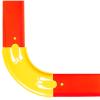 ARSUNOVO Racetrack Connectors Compatible with Hot Wheels, 90 Degree Banked Turn, 4 Packs(Yellow) view 3