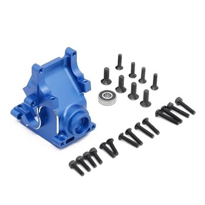 Metal Gearbox Case Bulkhead Upgrade Part Compatible with 1/8 and 1/7 Scale 6S RC Vehicles(Blue)