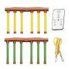 2 Set Reflex Sticks Challenge Game, Hand Eye Coordination Reflex Training Toy, 3 Adjustable Speed Reflective Drop Stick Games, Falling Sticks Reaction Time Trainer, Catching Reflexs Stick for All Ages view 1