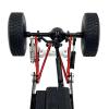 RC Crawlers Spare Parts for Wpl C34 C44 FJ45 1/16 Metal Tie Rod Linkage Link Rod RC Car Upgrade Parts Accessories Repair Modified Replacement(Red) view 2