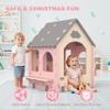 Kids Playhouse Kitchen Theme, Indoor Outdoor EVA Play House for Toddlers, Soft Foam Playhouse for Kids Outdoor & Indoor Pretend Play, Easy Assembly Play House Outside (Pink Gray Beige, Style 3) view 3