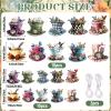 20 Pcs Spring Tea Party Decoration Top Hat Cards Hanging Banner Tea Party Backdrop Wonderland Floral Hat Garland Decor Fairytale Theme Background for Birthday Baby Shower Spring Garden Party Supplies view 2