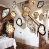 24 Pcs Wonderland Tea Party Decoration Clock Cards Hanging Banner Wonderland Melting Clock Garland Decorations Fairytale Theme Background for Birthday Baby Shower Garden Tea Party Supplies view 1