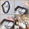 24 Pcs Wonderland Tea Party Decoration Clock Cards Hanging Banner Wonderland Melting Clock Garland Decorations Fairytale Theme Background for Birthday Baby Shower Garden Tea Party Supplies view 4
