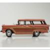1959 Country Squire Rose with Woodgrain Sides and Green Interior Limited Edition to 200 Pieces Worldwide 1/43 Model Car by Goldvarg Collection GC-091B view 3
