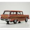 1959 Country Squire Rose with Woodgrain Sides and Green Interior Limited Edition to 200 Pieces Worldwide 1/43 Model Car by Goldvarg Collection GC-091B view 4