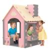 Kids Playhouse Kitchen Theme, Indoor Outdoor EVA Play House for Toddlers, Soft Foam Playhouse for Kids Outdoor & Indoor Pretend Play, Easy Assembly Play House Outside (Pink Gray Beige, Style 2) view 1