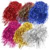 HOODANCOS 6Pcs Foil Tinsel Hair Wigs Shiny Fake Hair Masquerade Party Wigs Colorful Cosplay Headdress for Women Bachelorette Holiday Celebration view 1