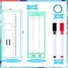 30Pcs Addition and Subtraction Flash Cards, Math Flash Card with 4 Dry Erase Pens 2 Rings, Time Table Flash Cards for 1st to 3rd Grades Fun Learning with Math Game view 2