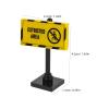 FRCOLOR 6Pcs Mini Warning Signs and Traffic Cones Building Brick Set for Educational Safety Village Street Playset Interactive Roadblock Model Accessories view 2