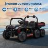 24V Electric Ride-on Dump Truck for Kids, 4WD Ride-On Car for Kids, 2-Seater UTV with Remote Control, Off-Road Electric Vehicle for Boys & Girls Outdoor Play view 3
