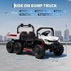 24V Electric Ride-on Dump Truck for Kids, 4WD Ride-On Car for Kids, 2-Seater UTV with Remote Control, Off-Road Electric Vehicle for Boys & Girls Outdoor Play view 3