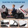 24V Electric Ride-on Dump Truck for Kids, 4WD Ride-On Car for Kids, 2-Seater UTV with Remote Control, Off-Road Electric Vehicle for Boys & Girls Outdoor Play view 4