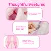 15.7" Cute Bunny Stuffed Toddler Backpack for Kids - 3D Rabbit Stuffed Animal Daypack, Soft Huggable Toy Adjustable Shoulder Bag for Girls & Boys Aged 2-7 Birthday & Holiday Gift (Baby Bunny) view 4