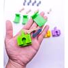 Leewoth 20pcs Wooden Train Track Dog Bone Connectors 3 Distinct Pieces Accessories for Teens to Make Wood Railway Compatible Toy Train Set view 3