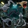 3D Printed Sea Monster Toy, Trevor Henderson Mythical Ocean Predator Model, Creative and Novel Toys (A+B+D+F+D) view 4
