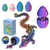3D-Printed Toys  Tangting Phoenix Chameleon Egg with Color-Change Poseable Figure, Reusable Egg for Easter Gifts, Kids 6-12, Collectors & Fidget Play (Chameleon) view 1