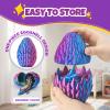 3D-Printed Toys  Tangting Phoenix Chameleon Egg with Color-Change Poseable Figure, Reusable Egg for Easter Gifts, Kids 6-12, Collectors & Fidget Play (Chameleon) view 4