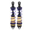 2Pcs Aluminum Alloy Shocks Absorber, Front Rear RC Shocks Absorber, High Performance Dampers Suspension for 1/8 Remote Control Car, Strong Shock Absorption with Durable Metal Const (Gold) view 1