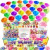 35 Cups DIY Slime Kit, Slime Making Kit for Girls, Crystal Clear, Glow in The Dark Slime with Add-ins, Foam Balls, Charms, Party Favors Gift Toys for Kids 3-12 view 1